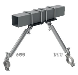 R1 사각파이프 보강대